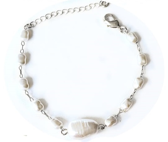 Pulseira Prola Barroca