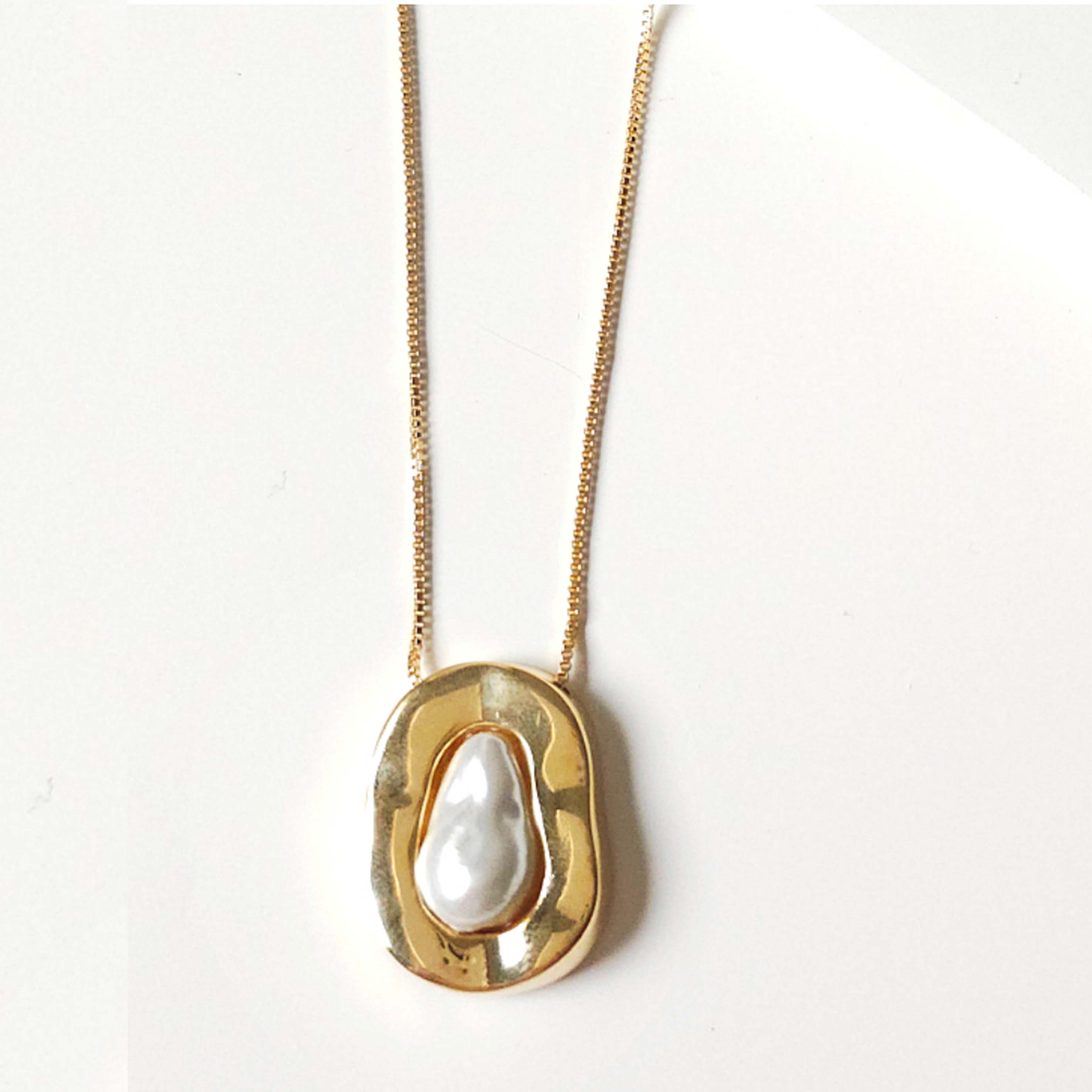 Colar Oval Prola
