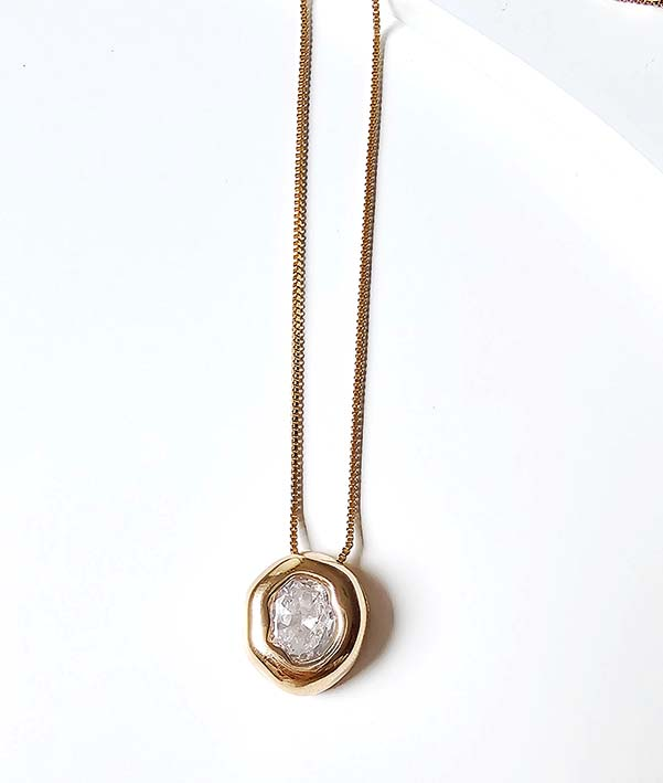 Colar Ball Gold Organic