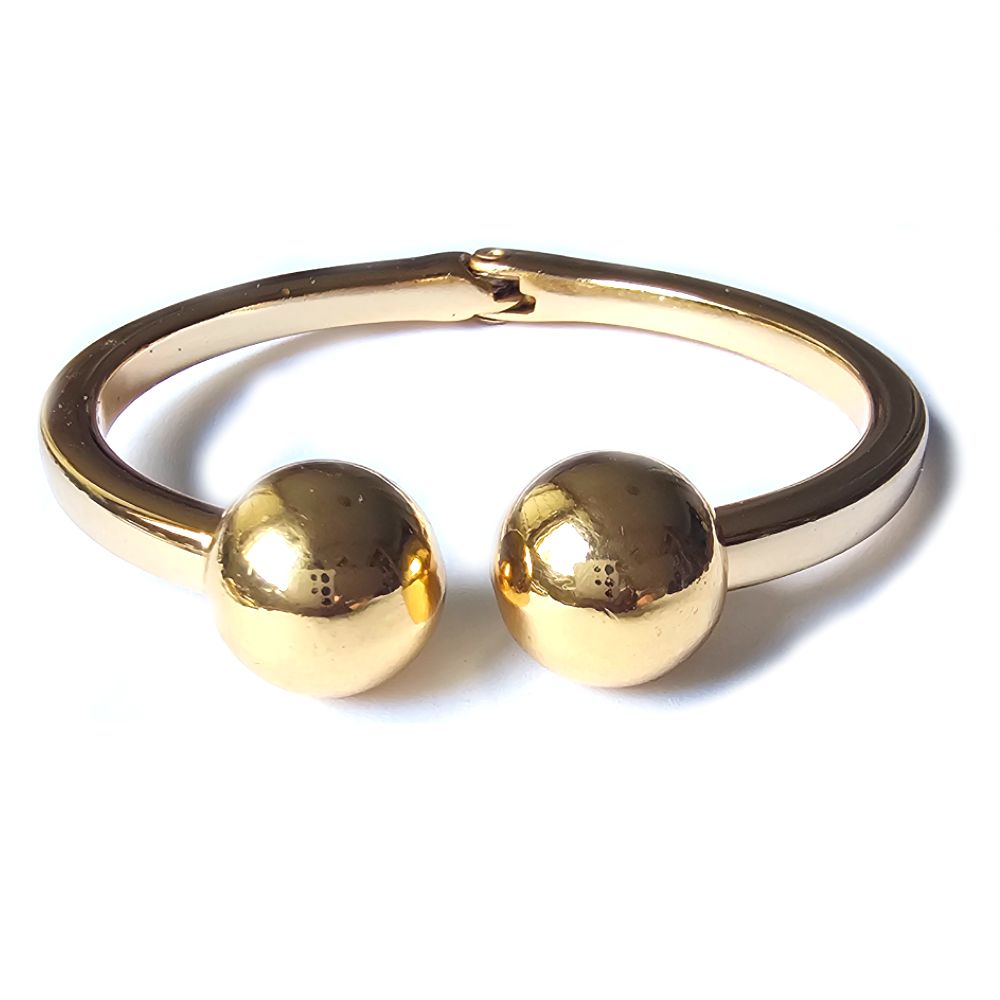 Pulseira Bracelete Esfera Gold Organic