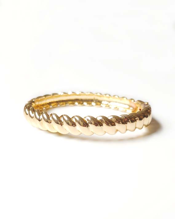 Pulseira Bracelete Croissant Fine Gold