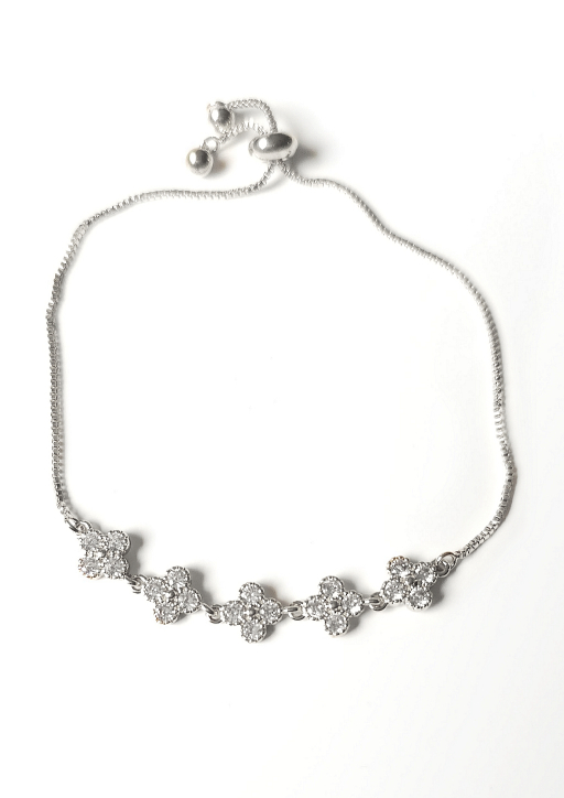 Pulseira Trevinho Cravejado