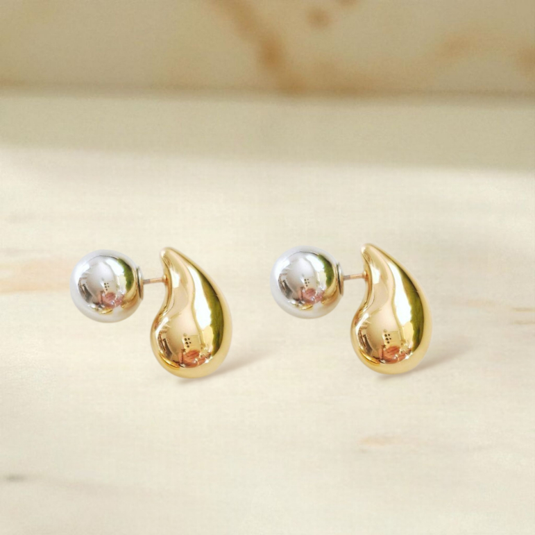 Brinco Gota Gold Mini Organic