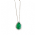 Colar Gota Esmeralda Princesa Prata925