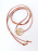 Colar Couro Camura Caramelo Pingente Spiral